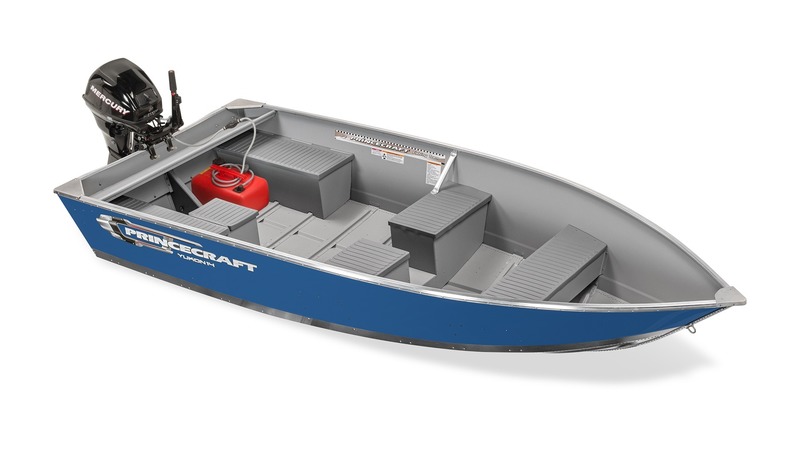 2023 Princecraft Yukon 14' L WT Blue with 20HP Mercury